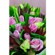One Dozen Special Pink Color Roses Bouquet, Sleeping Queen